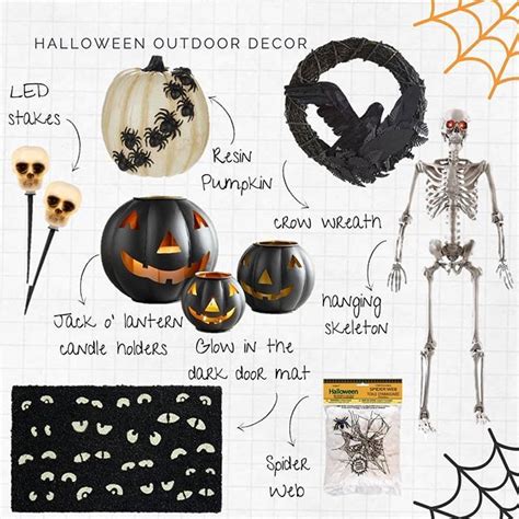 Transform your outdoors with some classy and spooky decorations and get ...