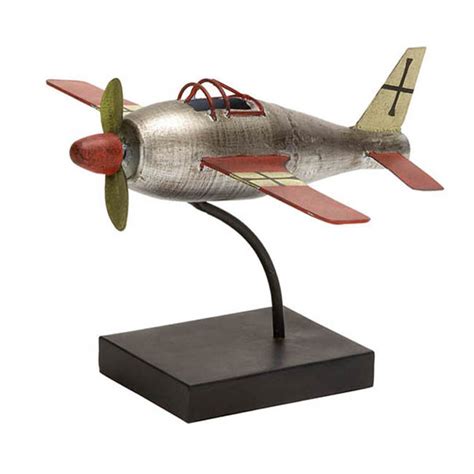 Antique Metal Desktop Airplane Model Toy Replica $90 | eBay