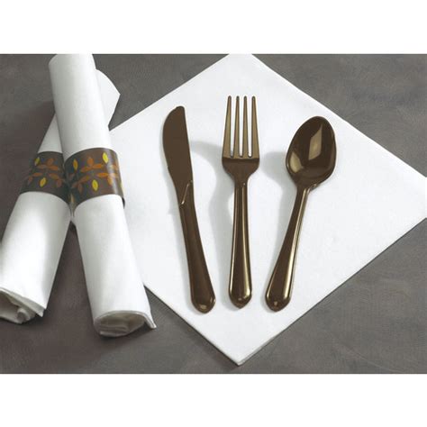 HOFFMASTER 119975 CATERWRAP PRE ROLLED DINNER NAPKIN CUTLERY