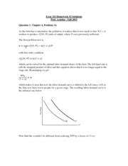 Answers To Problem Set 2 Econ 325 Homework 2 Solutions Prof Aruoba