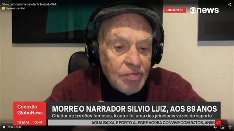 Confira comigo no replay os bordões mais famosos de Silvio Luiz em