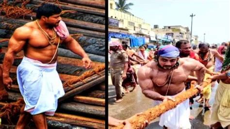 pictures  baahubali servitors pulling chariots  rath yatra spark