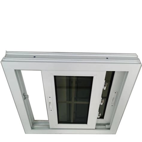 Slider Window High Quality PVC Frame Mosquito Net Windows PVC Sliding