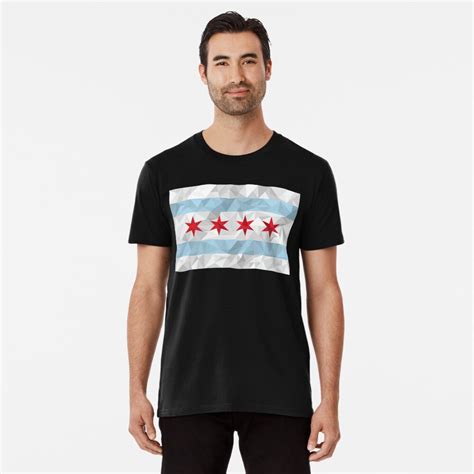 Chicago Flag T Shirt By Suppajayy Redbubble