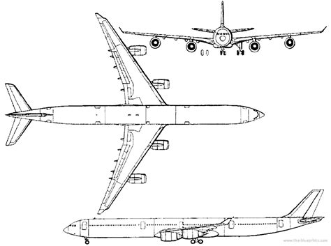 Airbus A340-600 | Airbus, Blueprints, Social quotes