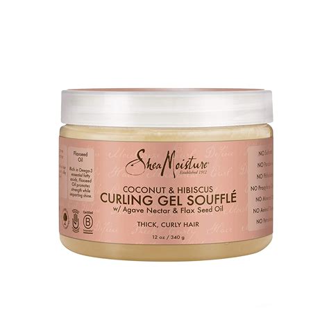 Shea Moisture Coconut Hibiscus Curling Gel Souffle Oz