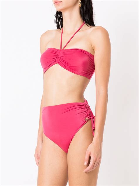 Brigitte Bikini Gabriela Tipo Bandeau Fruncido Farfetch