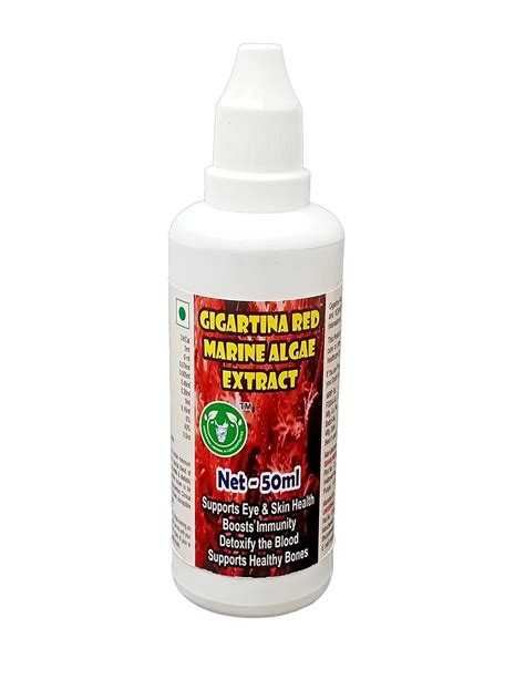 Gigartina Red Marine Algae Extract Drops Ml Get One Bottle Ml