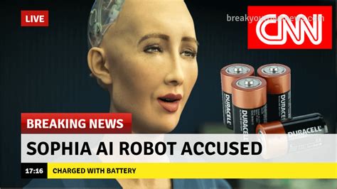 SOFIA AI ROBOT CHARGED WITH BATTERY : CNNmemes