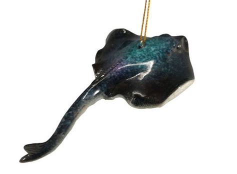 December Diamonds Stingray Christmas Tree Ornament Sea Life Decoration