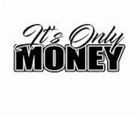 Its Only Money Decal Etsy