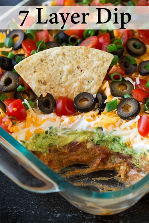 The Best Layer Dip Made With Seasoned Refried Beans Guacamole Sour