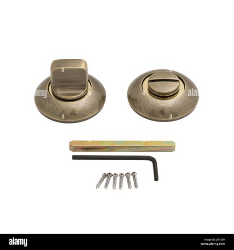 door latch isolated stock photo alamy