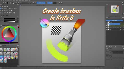 🔴[live] How To Make Your Own Brushes In Krita 3 Youtube