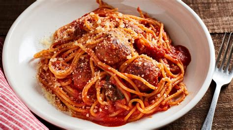 Minute Instant Pot Spaghetti With Sausage Meatballs Recipe Food