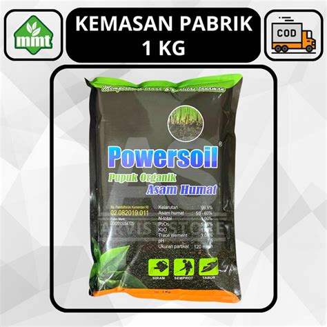 Jual POWERSOIL Pupuk Organik Asam Humat 1 Kg Kemasan Pabrik Pembenah