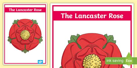 The Lancaster Rose Poster (teacher made) - Twinkl