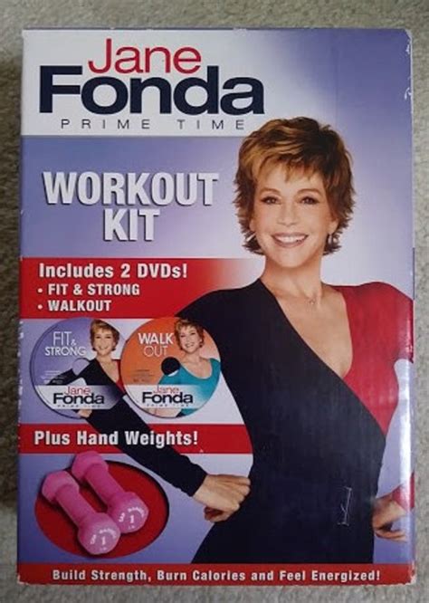 Jane Fonda Prime Time Workout Dvd Hand Weights Kit Unopened From 2010