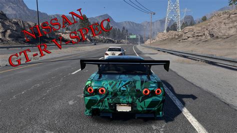 NISSAN GT R V SPEC FREE ROAM NEED FOR SPEED PAYBACK YouTube