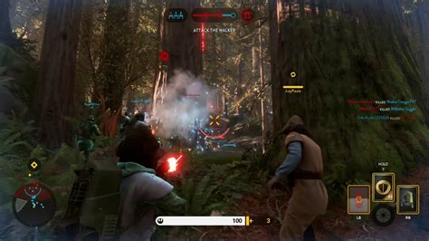 Star Wars Battlefront Walker Assault On Endor Gameplay No Commentary