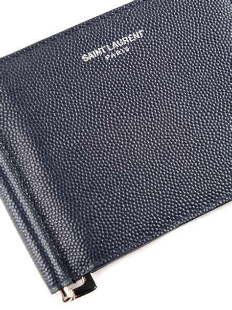 Wallets And Purses Saint Laurent Bill Clip Detail Bifold Wallet