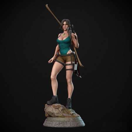 Lara Croft Tomb Raider Stl D Print Files