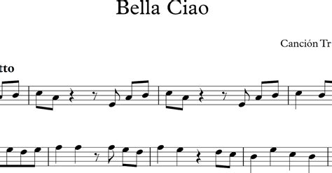 Descubriendo La Música Partituras Para Flauta Dulce O De Pico Bella Ciao