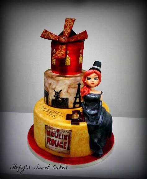 Moulin Rouge - Decorated Cake by Stefania - CakesDecor