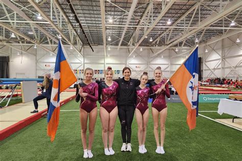 Jeux Du Qu Bec Les Gymnastes Du Club L Envol Fi Res De Leur