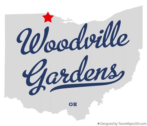 Map Of Woodville Gardens Oh Ohio