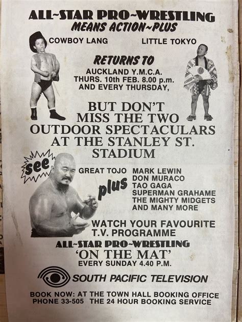 Rasslin History On Twitter Rt Ostpies An Ad For The