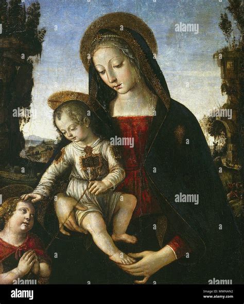 Madonnavirgin And Child With The Infant St John The Baptist 1490s