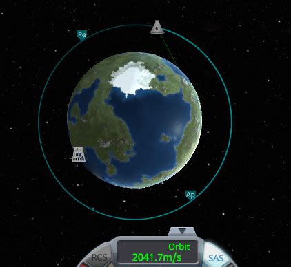 First orbit around Kerbin! : r/KerbalSpaceProgram