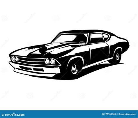 Pontiac Gto Car Logo Vector Design Silhouette Legendary Muscle Car