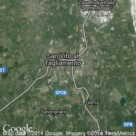 Mappa Di San Vito Al Tagliamento Cartine Stradali E Foto Satellitari