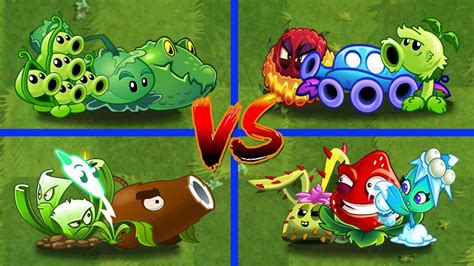 4 Team Random Plants Pea Team X Launch Team Battles Pvz 2 Team Plants