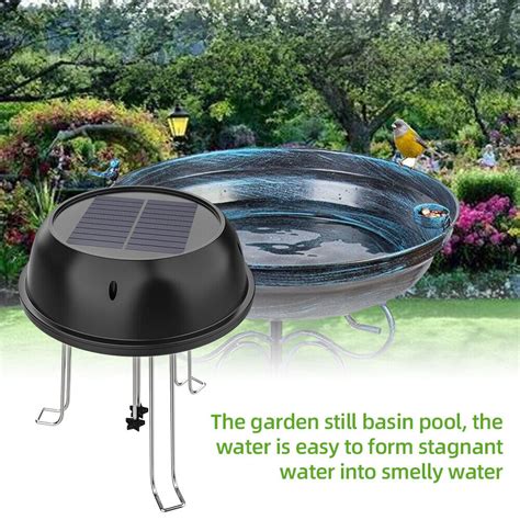 5V 0 5W Solar Water Agitator Bird Bath Waterer Wiggler Water Mixer