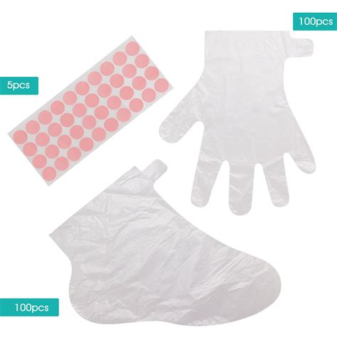 Segbeauty 200pcs Paraffin Wax Bath Liners Plastic Socks For