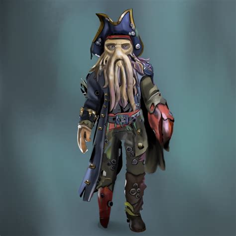 ArtStation - Sea of thieves- Davy Jones