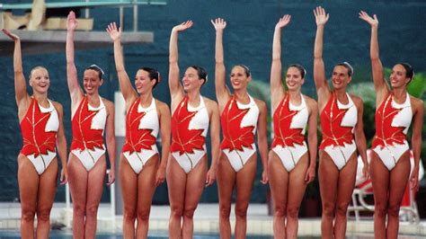 Canadas 1996 Olympic Synchronized Swimming Team Team Canada