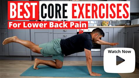 Core Exercises For Lower Back Pain