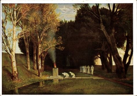 Künstler Ansichtskarte Postkarte Böcklin Arnold Heiliger Hain