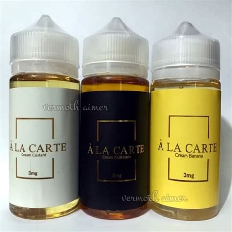 Jual Liquid A La Carte 3Mg 120ML Liquid Ala Carte Liquid Alacarte Vape