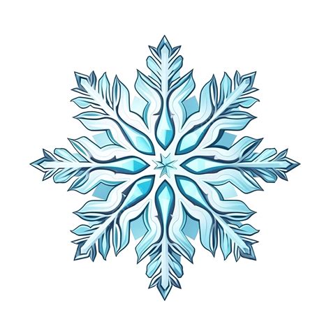 Cute Cartoon Snowflake Snow Snowflake Winter PNG Transparent Image