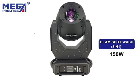 W Led Beam Spot Moving Head Light Youtube