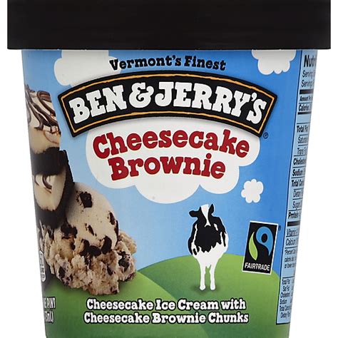 Ben Jerry S Cheesecake Brownie Ice Cream 1 Pt Tub Other My