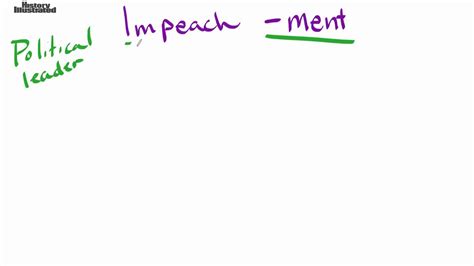 impeach definition  kids youtube
