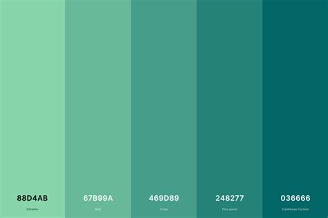 35 Best Green Color Palettes With Names And Hex Codes Artofit