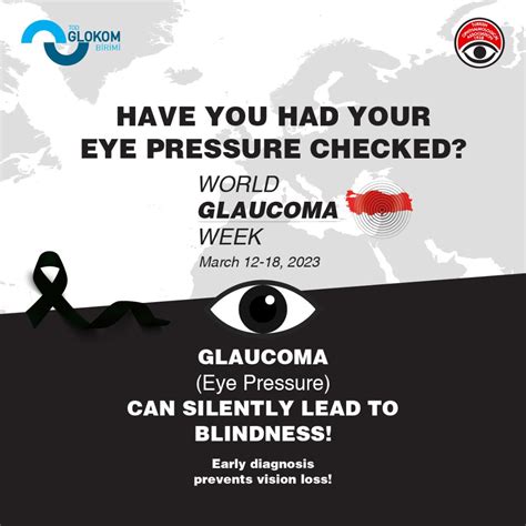 World Glaucoma Week Glaucoma Awareness Posters At The Ankara Airport