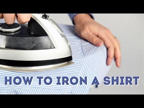 How to iron shirts like a pro easy step by step dress shirt ironing ...